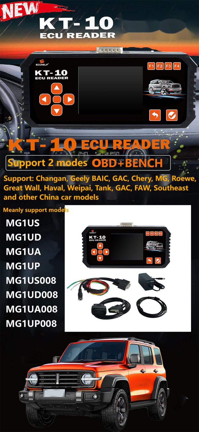 Ecuhelp Kt Ecu Reader Read Write Ecu Obd Bench Mode