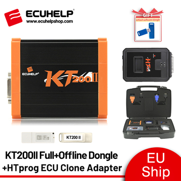 ECUHELP KT200II Full version with Offline Dongle and HTprog Clone Adapter + QT-OTBV2