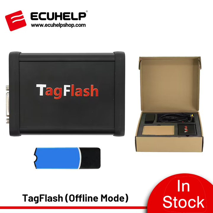 [Carton Box] TagFlash Tag Flash ECU Programmer BENCH / OBD / BOOT / BDM / JTAG mode Full reading (MICROEEROM)