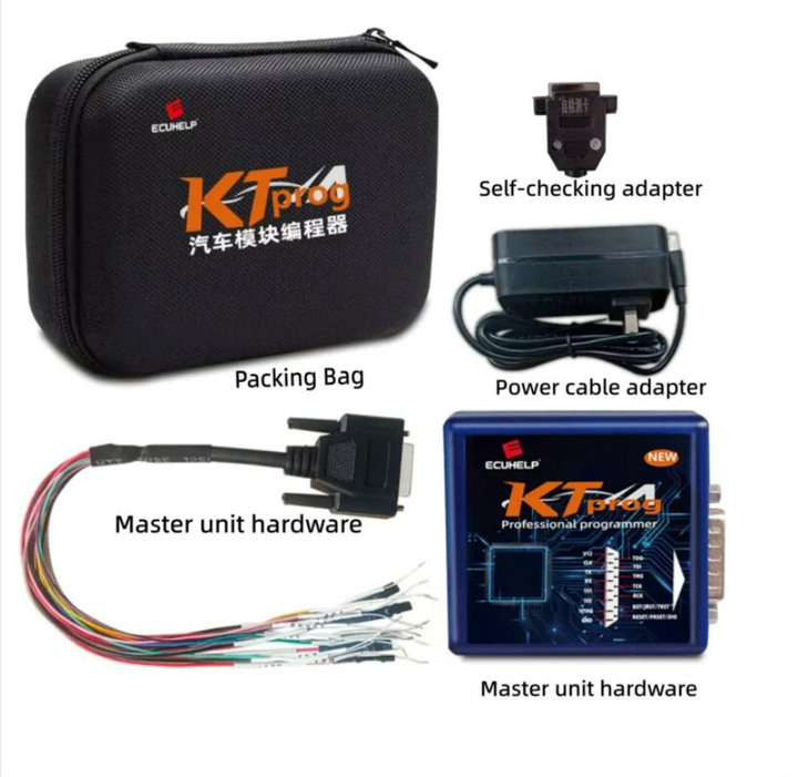 ECUHELP KTprog Chip Programmer, Can Read and Write ST10F275/ Infineon TC265D/ TC275T/ TC277