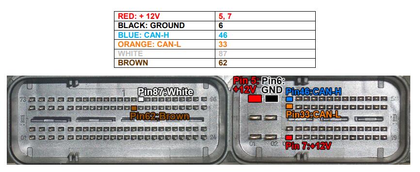 KT200 II Read Write Edc17c06/cp06 BMW Bench mode