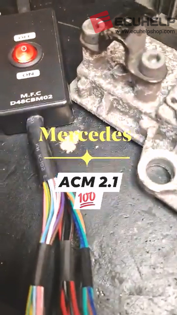  To connect the KT200II to the ECU Mercedes Continental ACM2.1-02