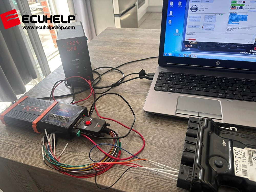 KT200 II connect Qashqai 2020 MD1CS006 ECU bench mode