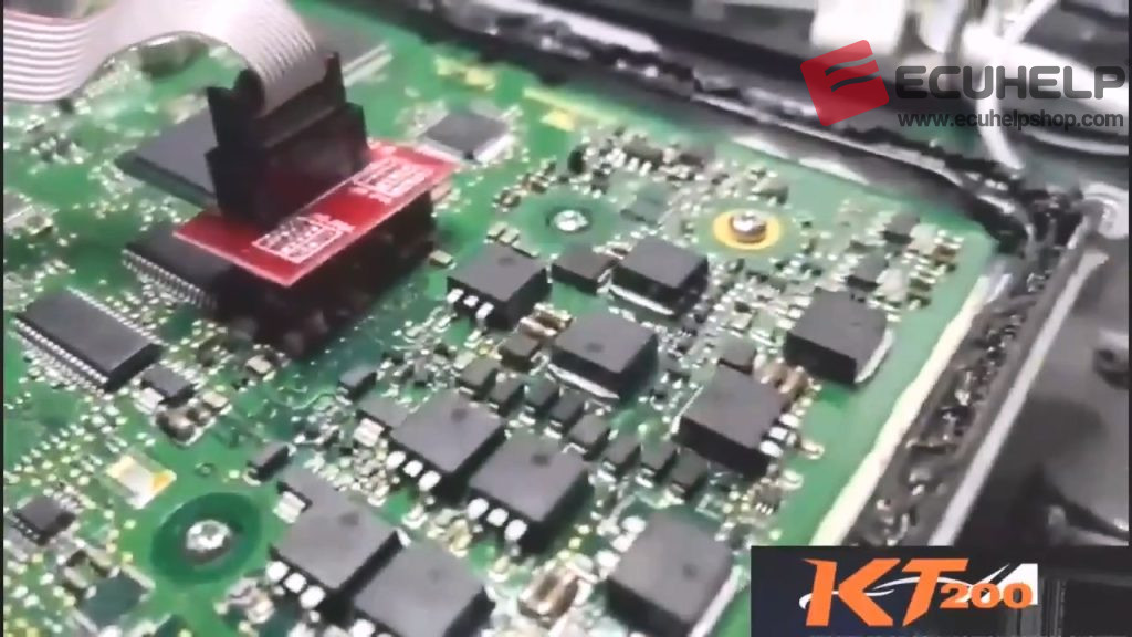 connect KT200 II to the ECU MJD 6JF Jtag Mode-02