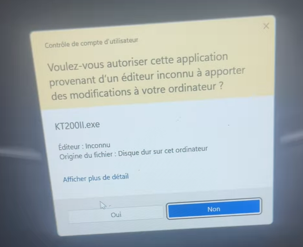 KT200ll.exe Unknown Hard drive on this computer