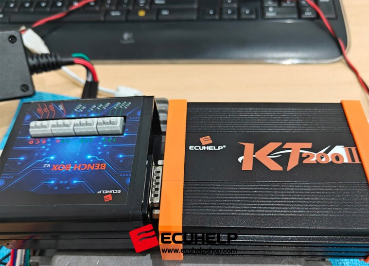 test the ECUHELP KT200II bench box-01